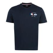 Katoenen Logo T-shirt Paul & Shark , Blue , Heren