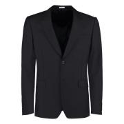 Klassieke Reverskraag Jas Alexander McQueen , Black , Heren