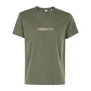 Casual Afleiding T-shirt Aspesi , Green , Heren