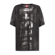 T-shirt T-Buxt-P5 Diesel , Black , Dames