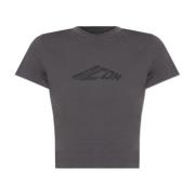 T-shirt met logo Dsquared2 , Gray , Dames