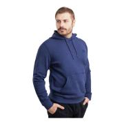 Heren hoodie marineblauw katoen lange mouw Hugo Boss , Blue , Heren