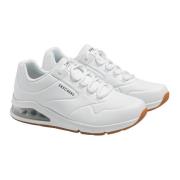 Witte Damessneakers Uno 2 Skechers , White , Dames