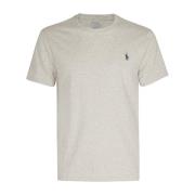 Casual Katoenen T-shirt Ralph Lauren , Gray , Heren