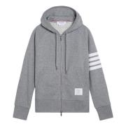 Zip Cardigan Sweatshirt Thom Browne , Gray , Heren