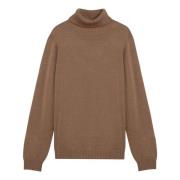 Trui Turtleneck Roberto Collina , Brown , Heren