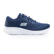 Navy Blauwe Sneakers Pro- Perfect Time Skechers , Blue , Dames