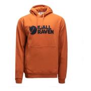 Heren Hoodie Regular Fit Baksteen Rood Fjällräven , Orange , Heren