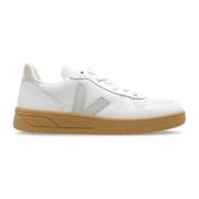 Sneakers V-10 Leer Veja , Gray , Dames