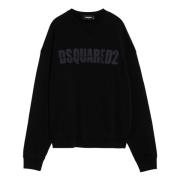 Crewneck Sweatshirt Dsquared2 , Black , Heren