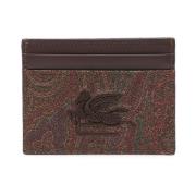 Portemonnee met Paisley-print en Geborduurd Logo Etro , Brown , Heren