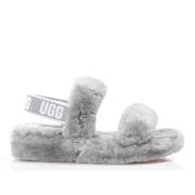 Dames Pantoffels Gezellig Schapenvacht Wolmix UGG , Gray , Dames