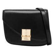 Kleine Crossbody Tas Oester Stijl Salvatore Ferragamo , Black , Dames