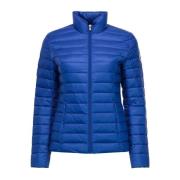 Blauwe Jackets met Gebogen Hals Jott , Blue , Heren