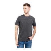 Heren T-shirt Regular Fit Grijs Tommy Hilfiger , Gray , Heren