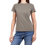 Dames T-shirt Groen Ronde Hals Regular Fit Columbia , Green , Dames