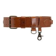 Leren riem met karabijnhaak Fjällräven , Brown , Heren