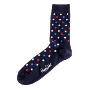 Grote Stip Sokken Happy Socks , Blue , Unisex