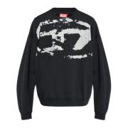 Sweatshirt S-Boxt-N5 Diesel , Black , Heren