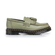 Groene Leren Damesschoenen Adrian Dr. Martens , Green , Dames