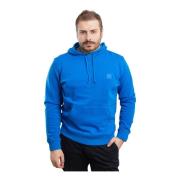 Heren Hoodie Blauw Katoen Lange Mouw Hugo Boss , Blue , Heren