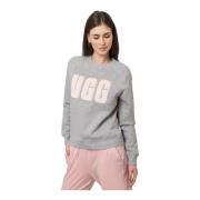 Oversized Grijze Sweatshirt met Logo UGG , Gray , Dames