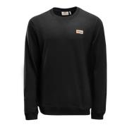 Heren Sweatshirt Regular Fit Zwart Fjällräven , Black , Heren