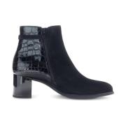 Enkellaars Alligator Stijl Gabor , Black , Dames