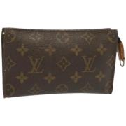 Pre-owned Canvas clutches Louis Vuitton Vintage , Brown , Dames