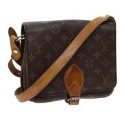 Pre-owned Canvas shoulder-bags Louis Vuitton Vintage , Brown , Dames