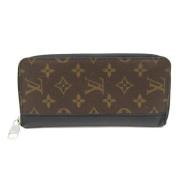 Pre-owned Leather wallets Louis Vuitton Vintage , Brown , Dames