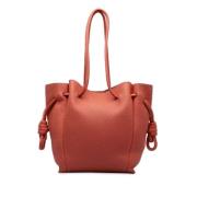 Pre-owned Leather shoulder-bags Loewe Pre-owned , Red , Dames