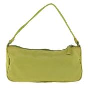 Pre-owned Nylon pouches Prada Vintage , Yellow , Dames