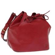 Pre-owned Leather louis-vuitton-bags Louis Vuitton Vintage , Red , Dam...