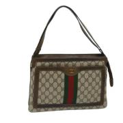 Pre-owned Canvas gucci-bags Gucci Vintage , Beige , Dames