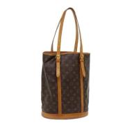 Pre-owned Canvas louis-vuitton-bags Louis Vuitton Vintage , Brown , Da...