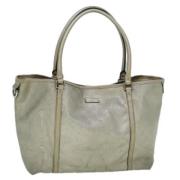 Pre-owned Canvas totes Gucci Vintage , Beige , Dames