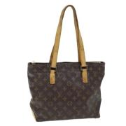 Pre-owned Canvas handbags Louis Vuitton Vintage , Brown , Dames