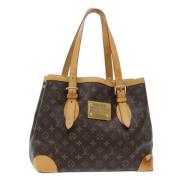 Pre-owned Canvas shoulder-bags Louis Vuitton Vintage , Brown , Dames