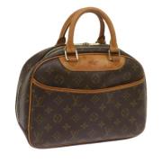 Pre-owned Canvas handbags Louis Vuitton Vintage , Brown , Dames