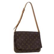 Pre-owned Canvas shoulder-bags Louis Vuitton Vintage , Brown , Dames