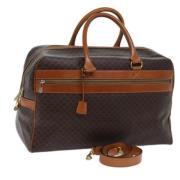 Pre-owned Canvas travel-bags Celine Vintage , Brown , Dames