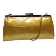 Pre-owned Coated canvas gucci-bags Gucci Vintage , Yellow , Dames