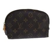 Pre-owned Canvas pouches Louis Vuitton Vintage , Brown , Dames