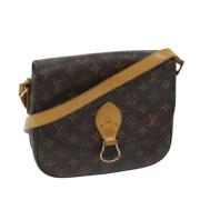 Pre-owned Canvas shoulder-bags Louis Vuitton Vintage , Brown , Dames