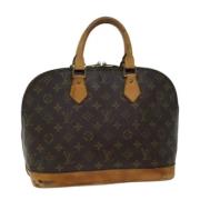 Pre-owned Canvas handbags Louis Vuitton Vintage , Brown , Dames