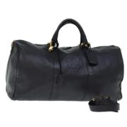 Pre-owned Leather travel-bags Loewe Pre-owned , Black , Dames