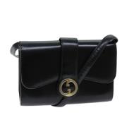 Pre-owned Leather gucci-bags Gucci Vintage , Black , Dames