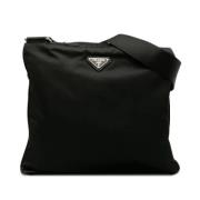 Pre-owned Canvas prada-bags Prada Vintage , Black , Dames