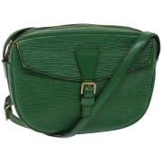 Pre-owned Leather shoulder-bags Louis Vuitton Vintage , Green , Dames